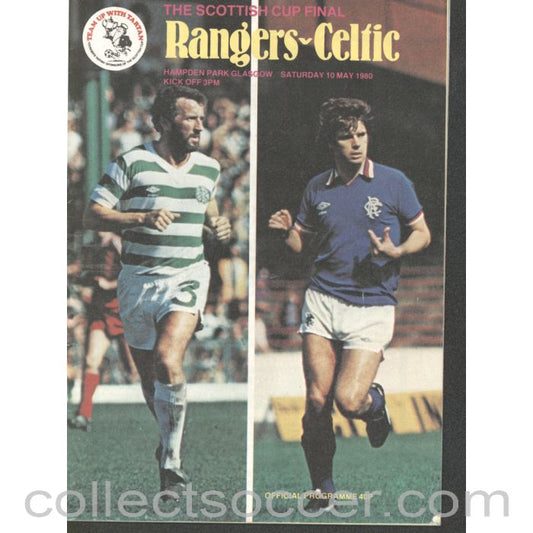 1980 Scottish Cup Final Rangers v Celtic Official Football Programme