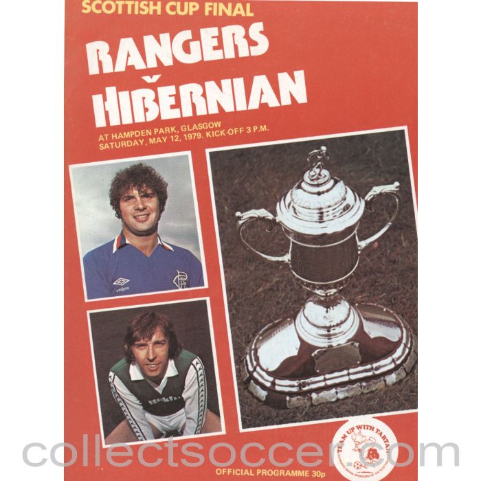 1979 Scottish Cup Final Rangers v Hibernian Official Football Programme