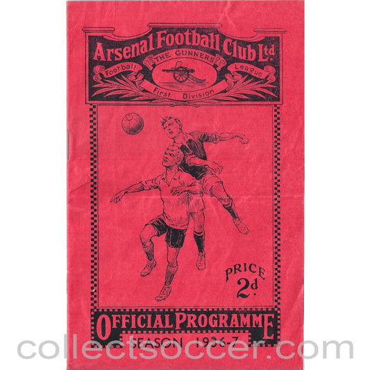 1937 - 1937 FA Cup Semi Final At Arsenal West Bromwich Albion v Preston North End Programme