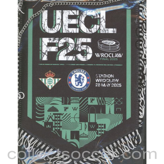 2025 - 2025 Football Conference Final Chelsea v Real Betis Official Pennant