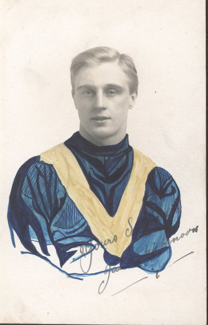 Very rare Leeds United (City) Signed Postcard