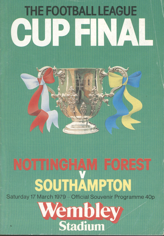 1979 League Cup Final Fully Signed by Southampton
