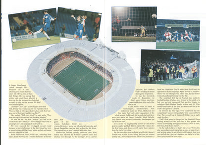 1998 Coca Cola League Cup Final Menu - Chelsea Team Winners Dinner