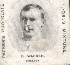 Packers Chocolate B Warren Chelsea Rare Card 1909