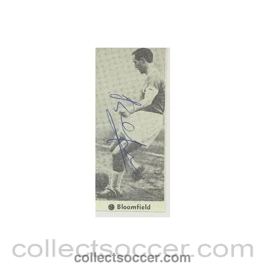 Signed Newspaper Cutting Photograph Bloomfield