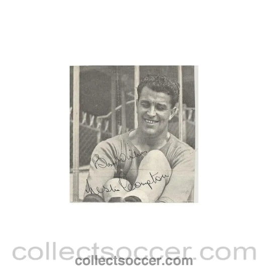 Signed Newspaper Cutting Photograph of an unknown footballer