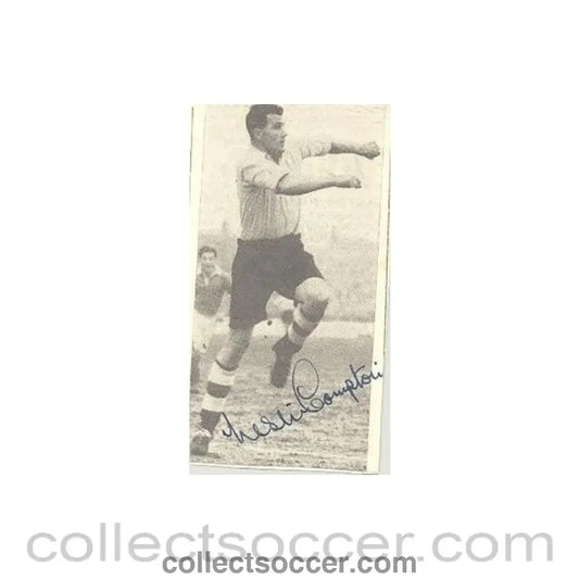 Signed Newspaper Cutting Photograph of an unknown footballer