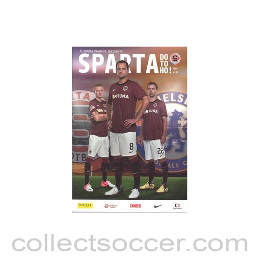 2013 - Sparta Prague v Chelsea official programme 11/02/2013