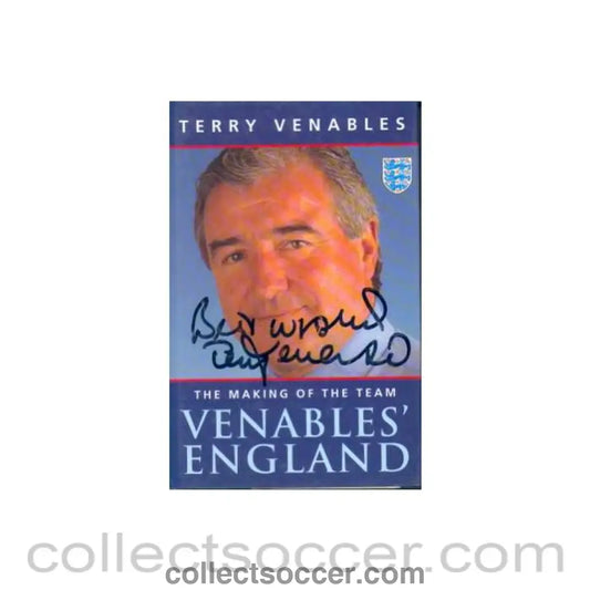 Terry Venables Signed Book