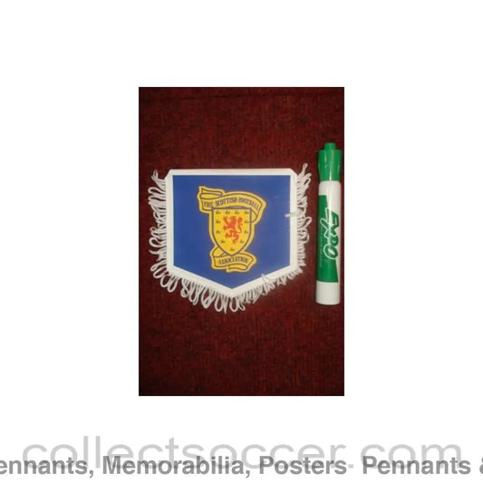 The Scottish Football Association small Pennant once property of the football referee Neil Midgley