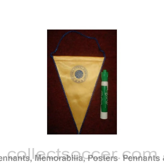 The Swedish Football Association small Pennant once property of the football referee Neil Midgley