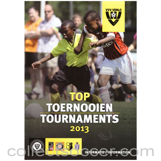2013 VVV. Venlo Top U14 and U13 YouthTournament Magazine/programme (Tottenham, Fulham)