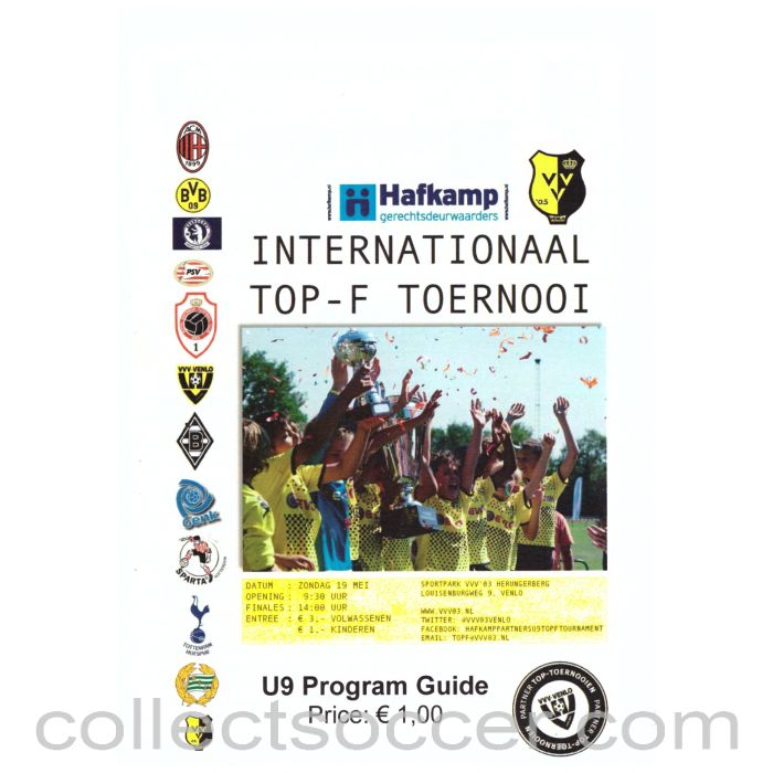 2013 HafKamp Youth Tournament Football Programme - Tottenham