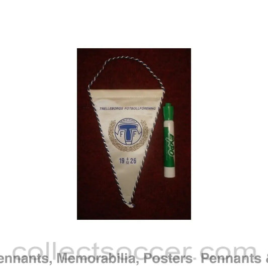 Trelleborgs Pennant once property of the football referee Neil Midgley