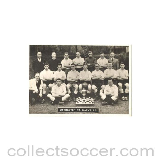 Uttoxeter St. Mary's FC Photocard
