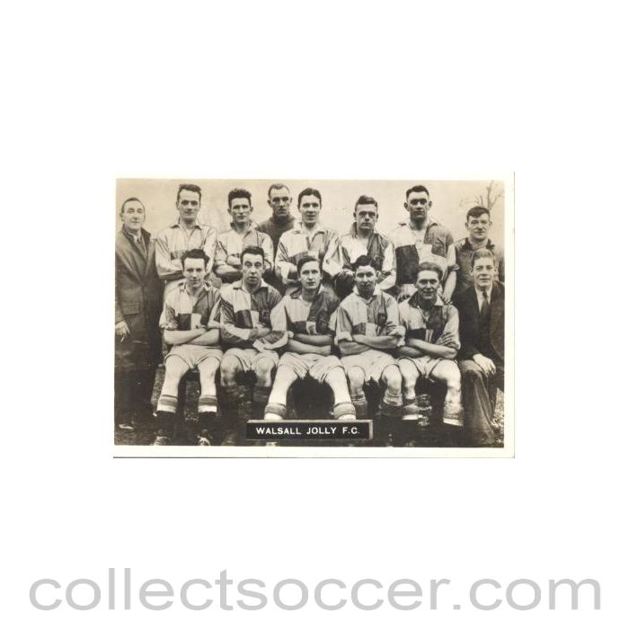 Walsall Jolly FC Photocard