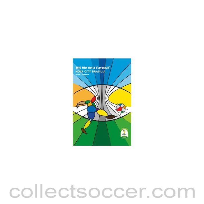2014 World Cup Official Poster Brasilia Host City