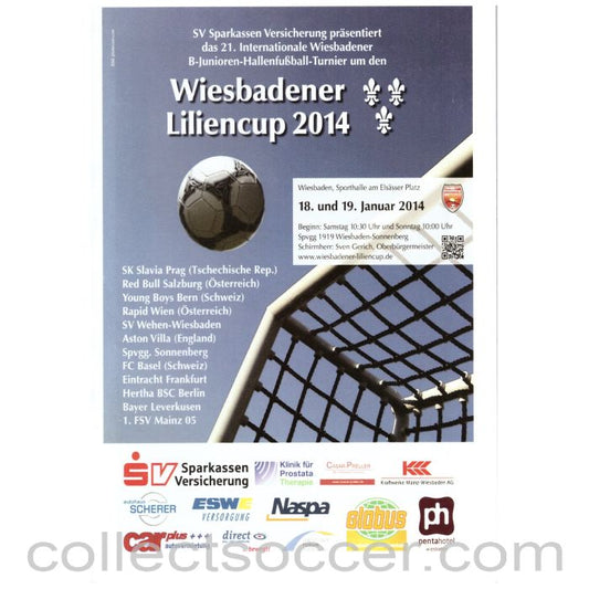 2014 Wiesbadener Liliencup Offical Programme (Aston Villa)