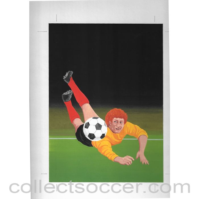 1982 - World Cup 1982 Original Artwork for Match Box Labels. No 3 of 10.