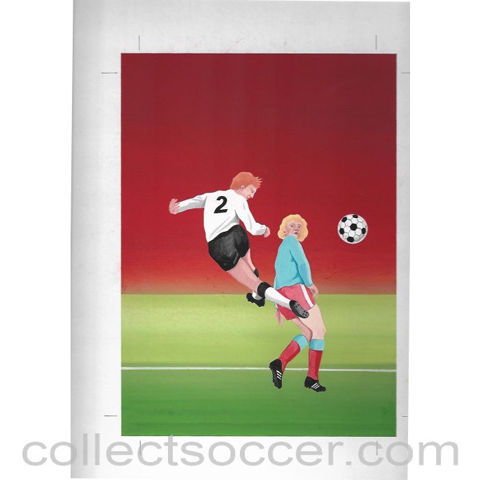 1982 - World Cup 1982 Original Artwork for Match Box Labels. No 4 of 10.