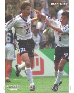 1998 World Cup in France Michael Tarnat & Olaf Thonpostcard postcard
