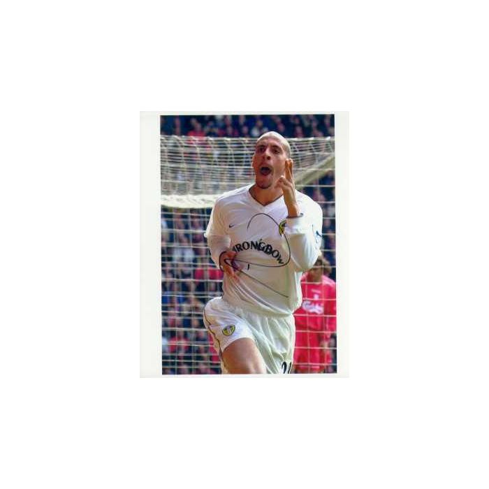 A Great Item For Any Leeds United Fan A Signed Photo Of Rio Ferdinand Celebrating Scoring A Goal For Leeds Against Liverpool Would Look Fantastic Framed And We Guarantee The Signature To