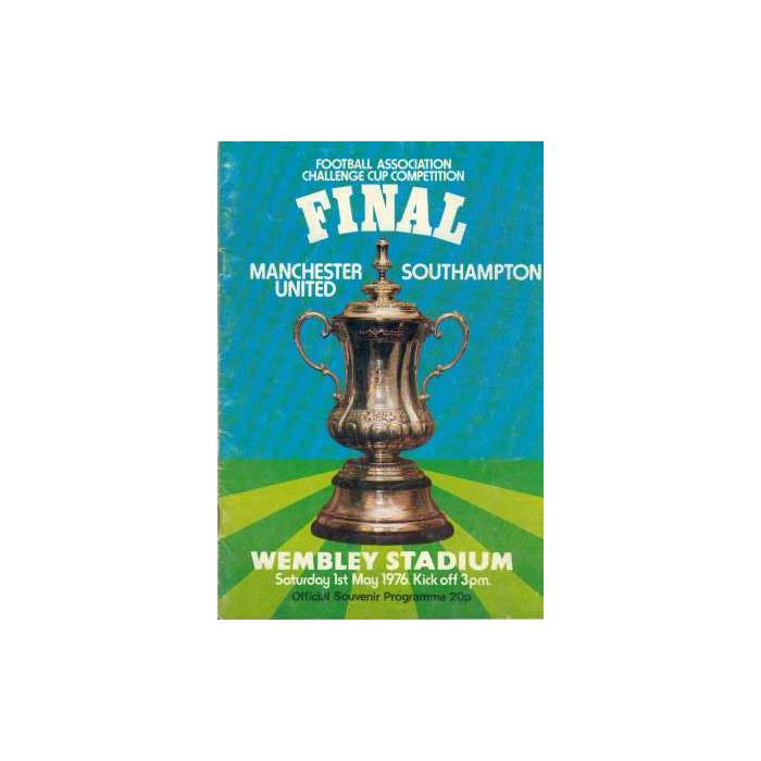 This Is The Official Programme For The 1976 Fa Cup Final Played Between Manchester United And 